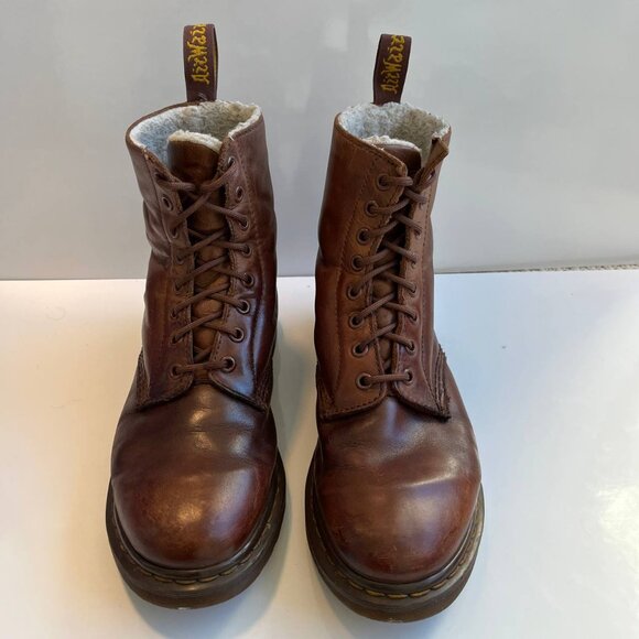 Dr. Martens 1460 Winter Fur Boots - Picture 5 of 9